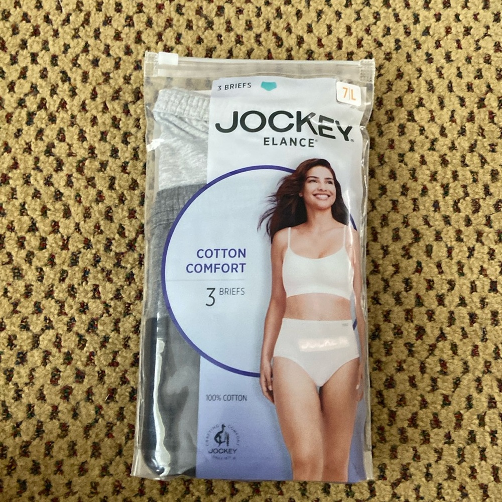 Brand New Jockey 3 pair cotton briefs